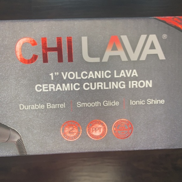 Hair | Chi Lava 1 Ceramic Curling Iron In Original Box | Poshmark